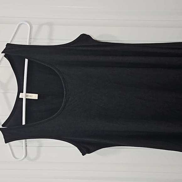 24seven A-line Fit and Flare Skater Jersey Tank Flowy Dress - Picture 3 of 9